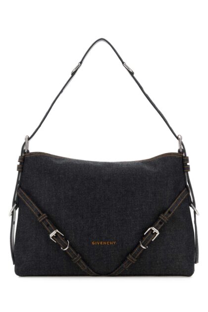 Givenchy Denim Medium Voyou Shoulder Bag Indigoblue Borse A Mano - Women