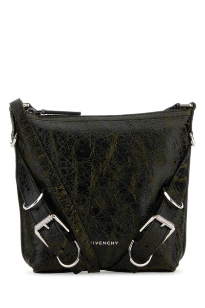 Givenchy Two-Tone Leather Voyou Crossbody Bag Blackyellow Borse A Tracolla - Men