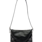 Givenchy Voyou White Crossbody Bag with Logo and Buckle Detail in Leather Man Black Calf - Men