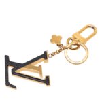 Gold Plated Capucines Key Ring and Bag Charm