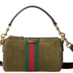 Gucci Bags Olive Green Suede - Women