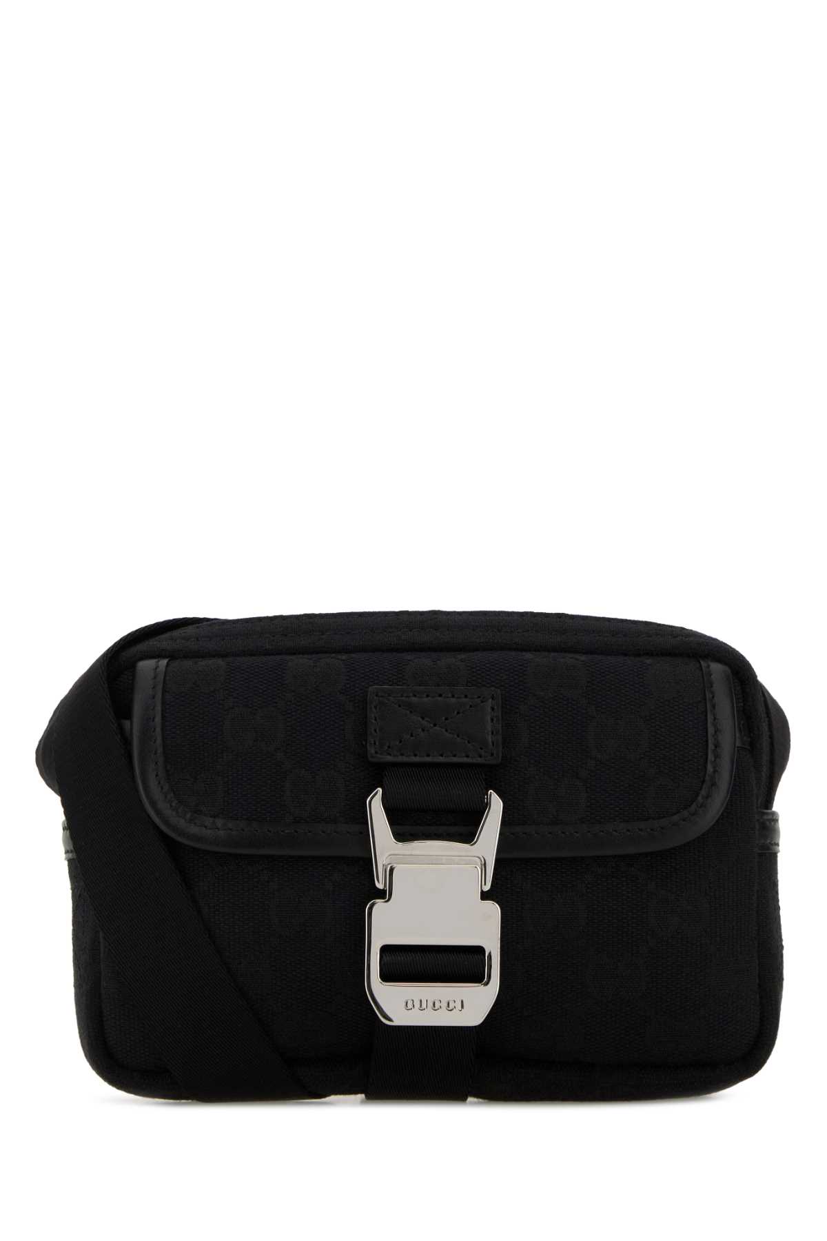 Gucci Black Canvas Mini Crossbody Bag Blackblackblack Borse A Tracolla - Men