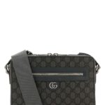 Gucci Gg Fabric Crossbody Bag Blackgrey Borse A Tracolla - Men