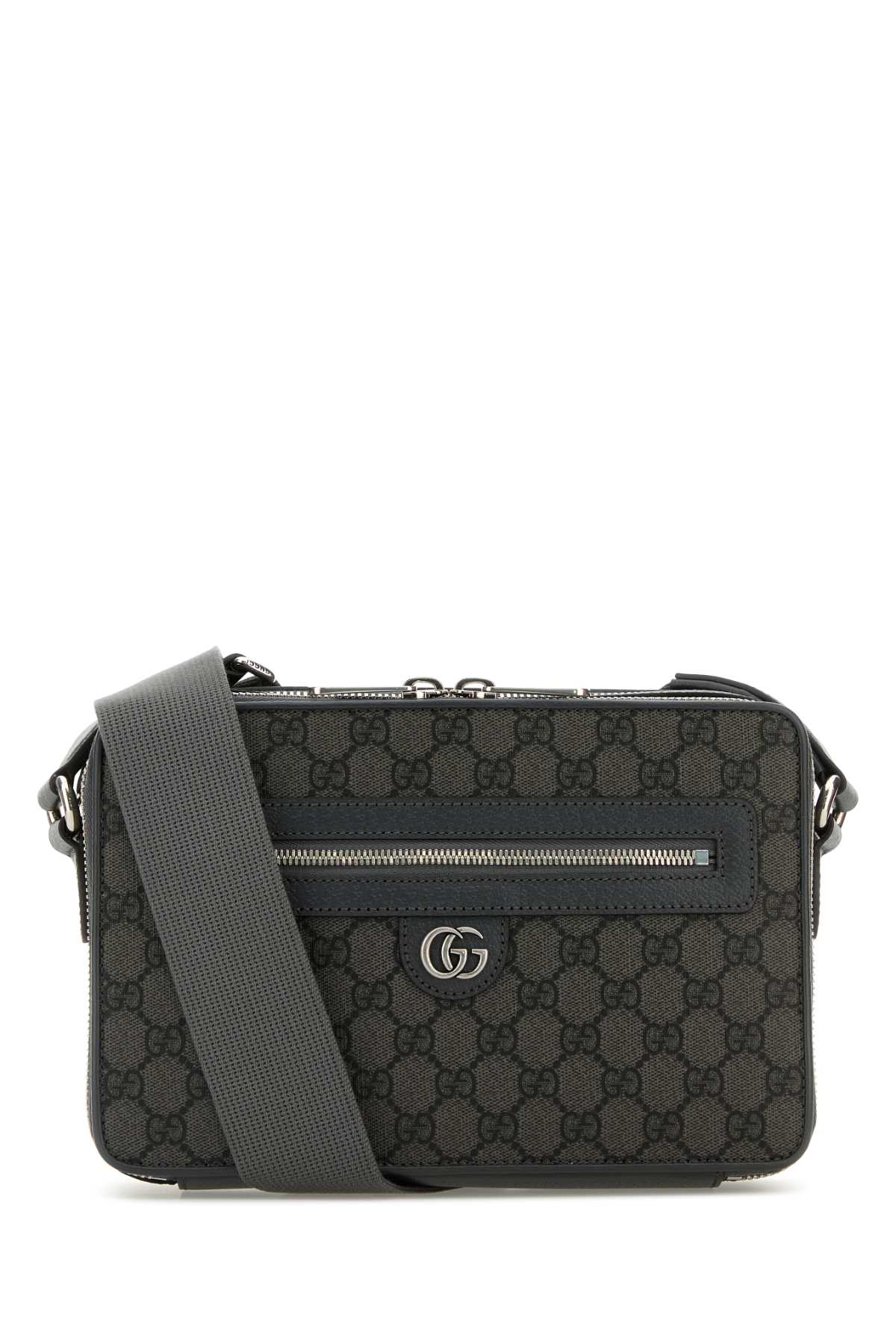Gucci Gg Fabric Crossbody Bag Blackgrey Borse A Tracolla - Men
