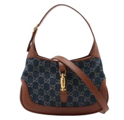 Gucci Medium Denim Jackie O Bag