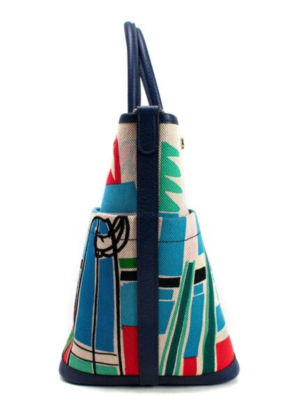 Hermes Sea Surf Garden Party Tote Bag