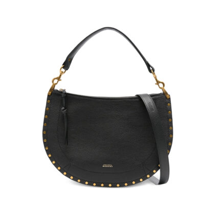 Isabel Marant Oskan Studded Half-moon Crossbody Bag