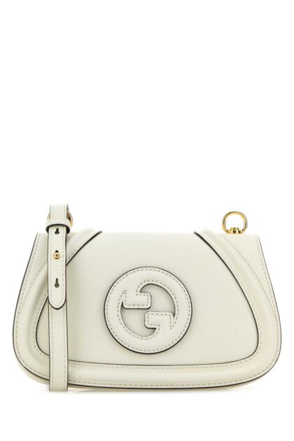 Ivory Leather Small Gucci Blondie Crossbody Bag Offwhite Borse A Tracolla - Women