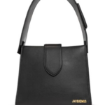 Jacquemus Le Bambino 24 lBlack Leather Shoulder Bag