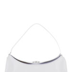 Jacquemus Le Calisso White Shoulder Bag with Engraved Snap Button in Leather Woman Calf - Women