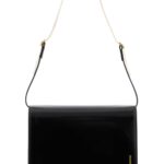 Jil Sander Black Leather Small File Shoulder Bag Borse A Mano - Women