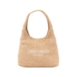 Jimmy Choo Beach Diamond Logo-embroidered Shoulder Bag