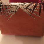 Jimmy Choo 'Petite Lockett' Palm Appliqué Suede Shoulder Bag