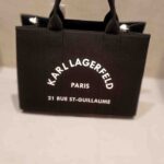 Karl Lagerfeld K-rsg Square Medium Tote Black Bag - Women