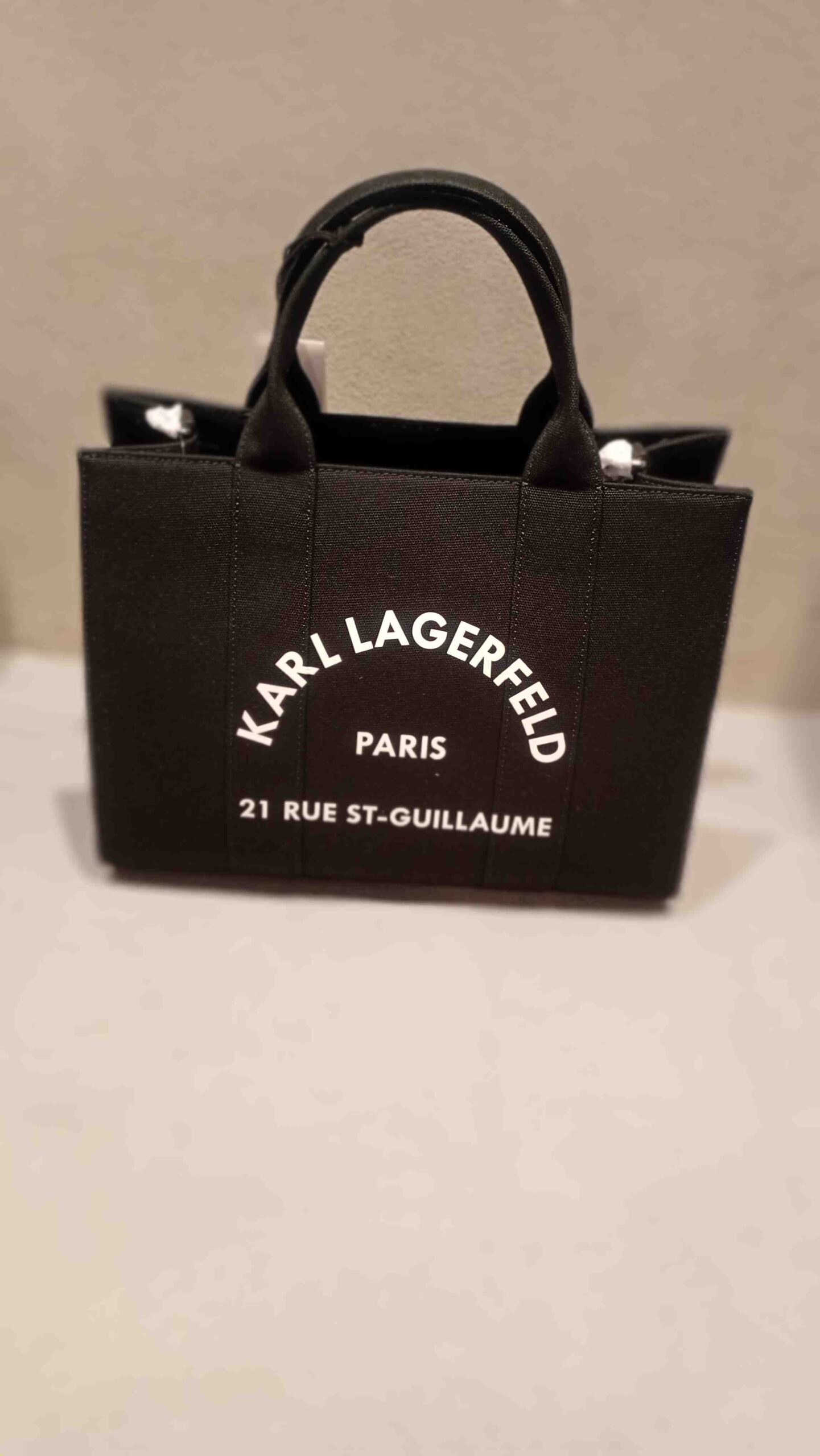 Karl Lagerfeld K-rsg Square Medium Tote Black Bag - Women