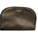 Kate Spade Black Grained Leather Crossbody Bag