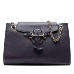 Large Calfskin Emily Shoulder Bag