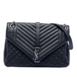Large Triquilt Sheepskin Monogram College Bag