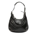 Leather Hysteria Crest Shoulder Bag