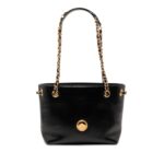 Leather La Medusa Shoulder Bag