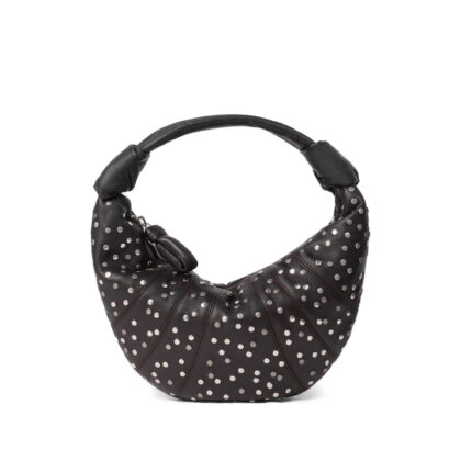 Lemaire Mini Fortune Croissant Studded Tote Bag