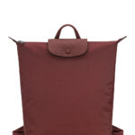 Longchamp Backpack Le Pliage One With Leather Drawstring Closure Bordeaux Women Backpacks And Belt Bags - Women