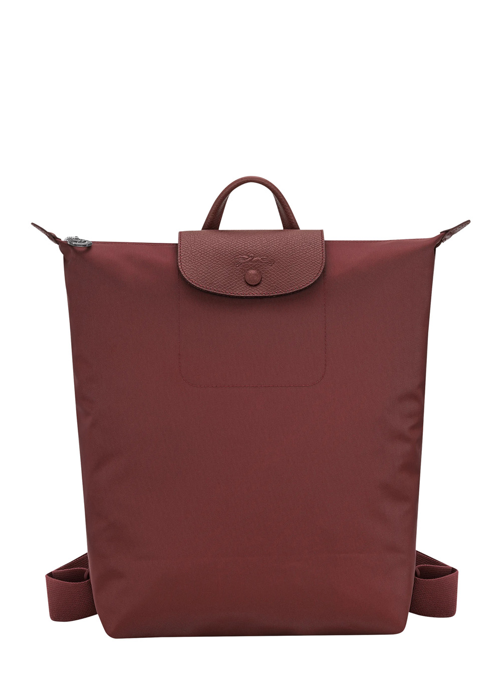 Longchamp Backpack Le Pliage One With Leather Drawstring Closure Bordeaux Women Backpacks And Belt Bags - Women