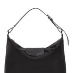 Longchamp Shoulder Bag Le Pliage Xtra With Flap And Snap Closure Black Leather For Women - Women