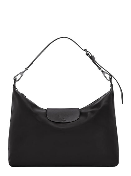 Longchamp Shoulder Bag Le Pliage Xtra With Flap And Snap Closure Black Leather For Women - Women