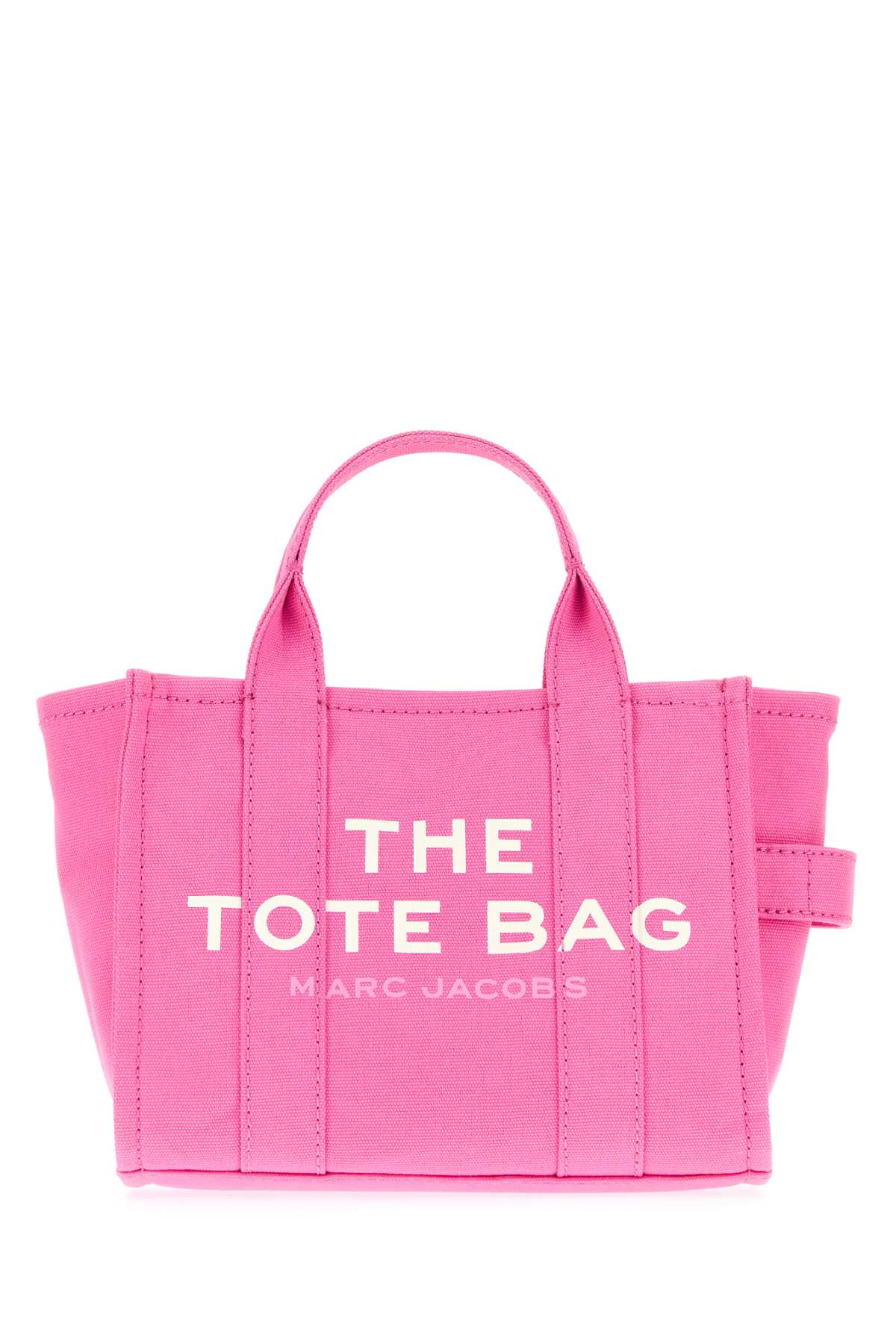 Marc Jacobs Pink Canvas Mini The Tote Bag Handbag Bowpink Borse A Mano - Women