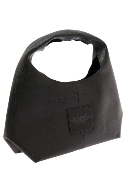 Marc Jacobs Shoulder Bag The Sack with Logo Embossed in Black Pebbled Leather for Women Cow - Women