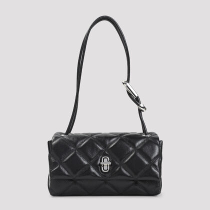 Marc Jacobs The Mini Dual Shoulder Handbag Black Leather Bag - Women