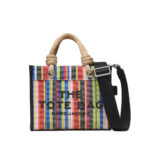 Marc Jacobs The Small Stripe Mesh Rope Tote Bag