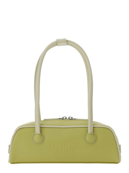 Margesherwood Shoulder Bag SOFT BAGUETTE MINI (PIPING) in Green Leather for Women Cow - Women