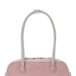 Margesherwood SOFT BAGUETTE MINI (PIPING) Pink Shoulder Bag in Leather Women Cow - Women