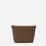 Mc2 Saint Barth Aline Shoulder Bag In Hammered Brown Leather __single__ - Unisex