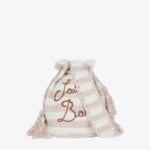 Mc2 Saint Barth Handmade Crochet Bucket Bag White - Unisex