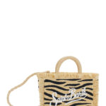 Mc2 Saint Barth Kids Handbag Vanity Mini Straw In Beige For Women Hand Bags - Kids