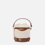 Mc2 Saint Barth Mila Teddy Bucket Bag White Sherpa - Unisex