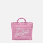 Mc2 Saint Barth Pink Mini Vanity Straw Effect Bag __single__ - Unisex