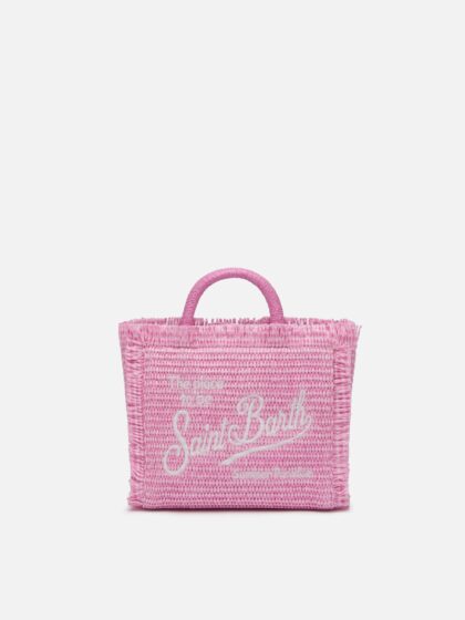 Mc2 Saint Barth Pink Mini Vanity Straw Effect Bag __single__ - Unisex