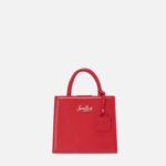 Mc2 Saint Barth Shop Bag Mini Handbag In Red Leather __single__ - Unisex