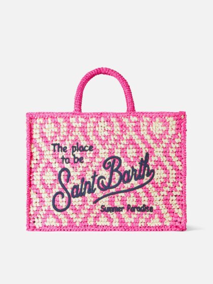 Mc2 Saint Barth Vanity Shoulder Raffia Bag With Saint Barth Embroidery __single__ - Unisex