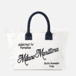 Mc2 Saint Barth Vanity Terry Shoulder Bag With Milano Marittima Embroidery __single__ - Unisex