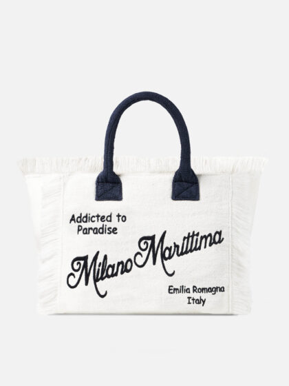 Mc2 Saint Barth Vanity Terry Shoulder Bag With Milano Marittima Embroidery __single__ - Unisex