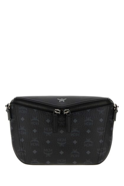 MCM Printed Canvas Diamond Belt Bag Black Borse A Mano - Women