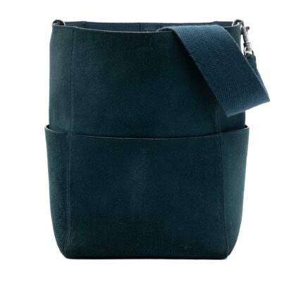Medium Suede Seau Sangle Bucket Bag