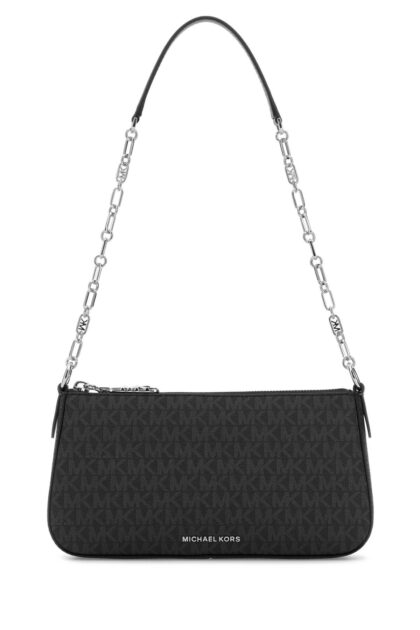 Michael By Michael Kors Printed Canvas Empire Shoulder Bag Black Borse A Mano - Women