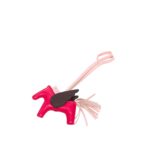 Milo Lambskin and Swift Grigri Rodeo Pegase Bag Charm PM