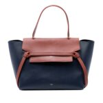 Mini Bicolor Smooth Calfskin Belt Bag
